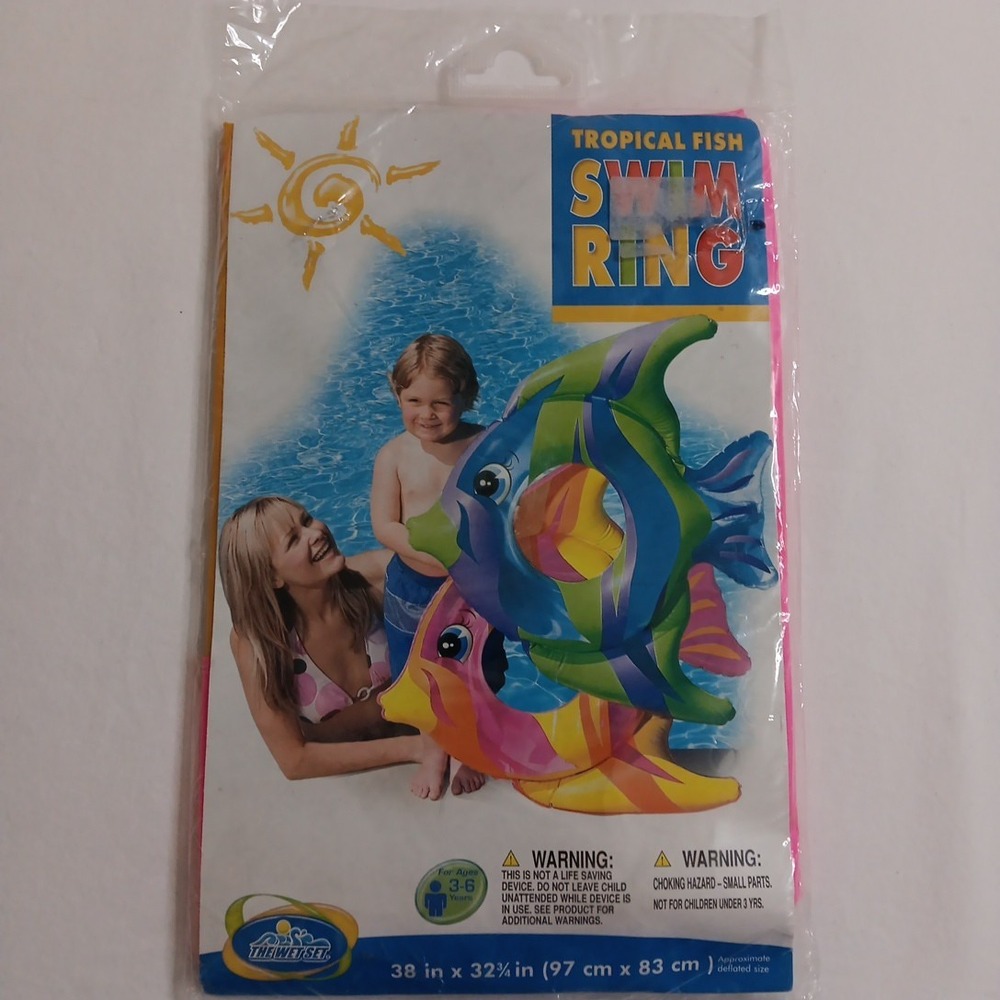 Intex -The Wet Set Tropical Fish Swim Ring  NEW  (2009)‎  Pink